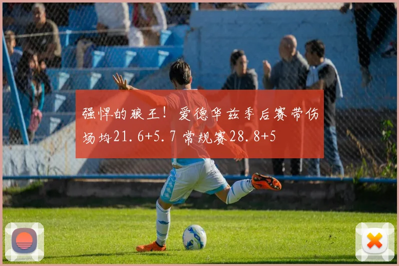 强悍的狼王！爱德华兹季后赛带伤场均21.6+5.7 常规赛28.8+5